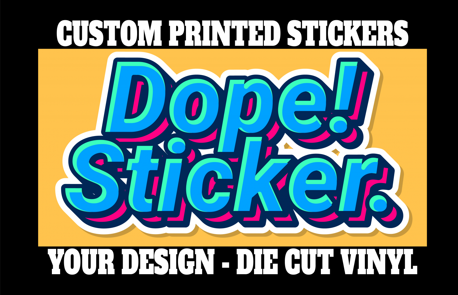 Custom Shape Stickers  Cheap Die Cut Vinyl Decals